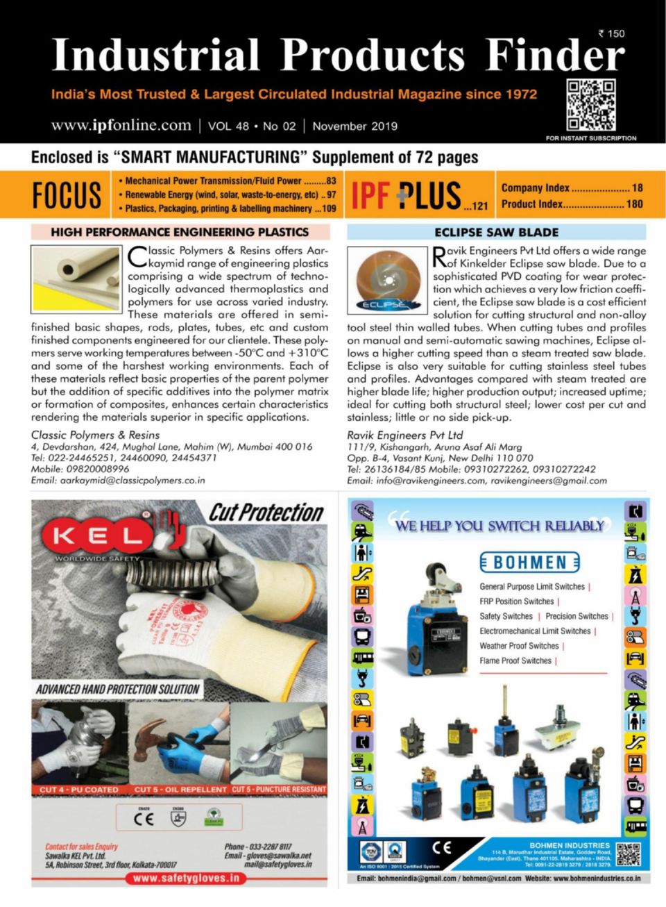 Industrial Products FinderNovember 2019 Magazine